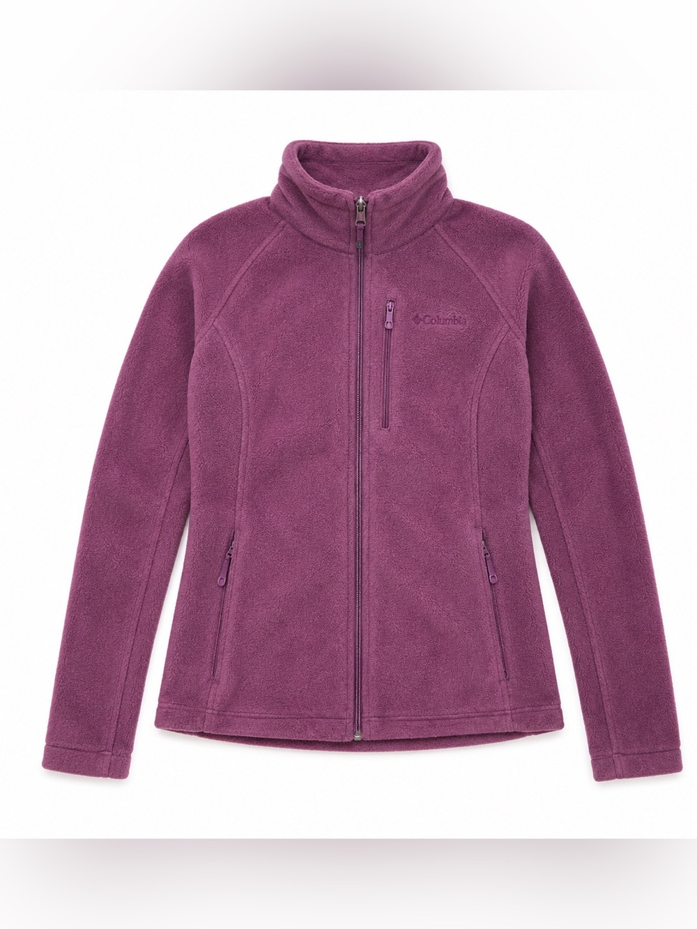 Columbia Kids Full-Zip Fleece Jacket - Plum